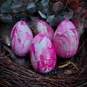 Húsvéti tojások - Pink, Otthon & Életmód, Dekoráció, Dísztárgy, Festett tárgyak, MESKA