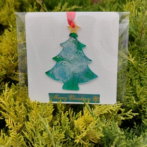Karácsonyfadísz kisfenyő - karácsony - karácsonyi lakásdekoráció - karácsonyfadíszek - Meska.hu