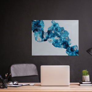 Absztrakt festmény - Jégvirág , Művészet, Festmény, Akril, Festészet, Címe: Jégvirág
Mérete: 30x40 cm
Absztrakt festmény feszített vásznon.

A festmény fluid art technik..., MESKA