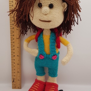 Fiú baba hátizsákkal, Játék & Sport, Baba & babaház, Baba, Horgolás, MESKA