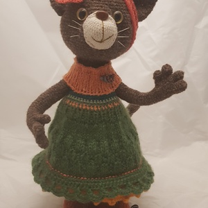 38 cm magas cica - játék & sport - baba & babaház - baba - Meska.hu