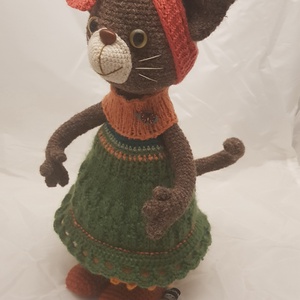 38 cm magas cica - játék & sport - baba & babaház - baba - Meska.hu