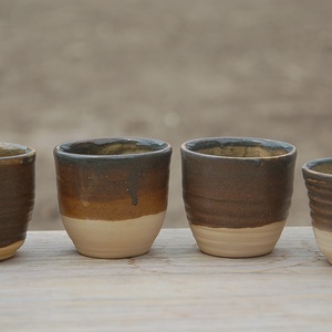 Kávéspohár - szett - művészet - szobor - kerámia - Meska.hu