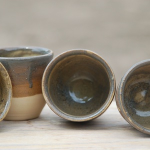 Kávéspohár - szett - művészet - szobor - kerámia - Meska.hu