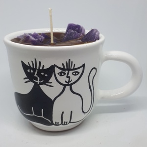 Áfonys muffin gyertya bögrében -  - Meska.hu