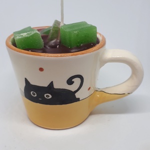 Eper-guava gyertya bögrében - Meska.hu