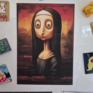 Hűtőmágnes, Otthon & Életmód, Konyhafelszerelés, tálalás, Konyhai dekoráció, Hűtőmágnes, Fotó, grafika, rajz, illusztráció, MESKA