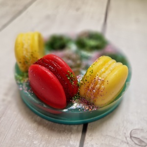 Macaronos diszszappan (sárga) - szépségápolás - szappan & fürdés - kézműves szappan - Meska.hu