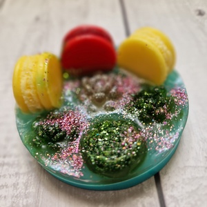 Macaronos diszszappan (sárga) - szépségápolás - szappan & fürdés - kézműves szappan - Meska.hu