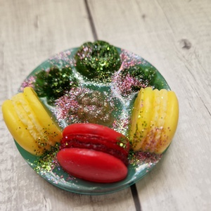 Macaronos diszszappan (sárga) - szépségápolás - szappan & fürdés - kézműves szappan - Meska.hu