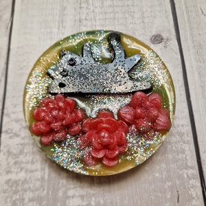 Fekvő fekete macskás diszszappan (bordó), Szépségápolás, Szappan & Fürdés, Kézműves szappan, Szappankészítés, MESKA