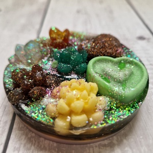 Sziklakerti szívek diszszappan  - szépségápolás - szappan & fürdés - kézműves szappan - Meska.hu