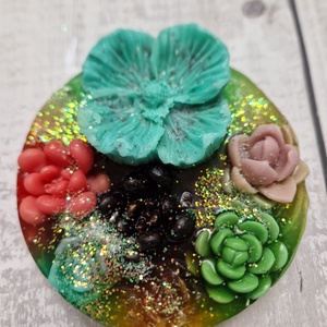 Sziklakerti kék virág diszszappan , Szépségápolás, Szappan & Fürdés, Kézműves szappan, Szappankészítés, MESKA