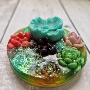 Sziklakerti kék virág diszszappan  - szépségápolás - szappan & fürdés - kézműves szappan - Meska.hu