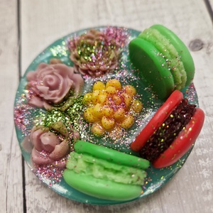 Macaronos diszszappan (zöld) - szépségápolás - szappan & fürdés - kézműves szappan - Meska.hu