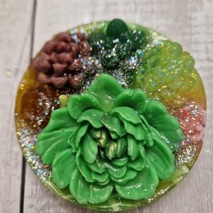 Sziklakerti kövirózsa diszszappan  - szépségápolás - szappan & fürdés - kézműves szappan - Meska.hu