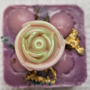 Lila és rózsa diszszappan , Szépségápolás, Szappan & Fürdés, Kézműves szappan, Szappankészítés, MESKA