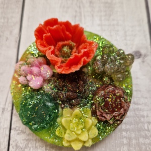 Pipacsos díszszappan, Szépségápolás, Szappan & Fürdés, Kézműves tusfürdő, , MESKA