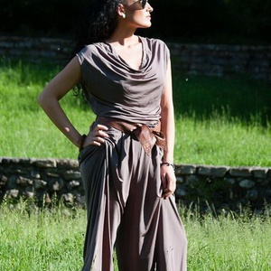 Arina - Bő szárú overall - ruha & divat - női ruha - ruha - Meska.hu