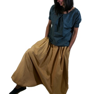 Szultána nadrág - ejtett ülepű nadrág - hárem nadrág - ruha & divat - női ruha - nadrág - Meska.hu