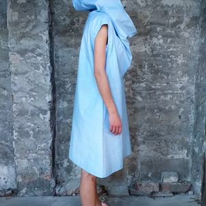 Altered dress - ejtett elejű ruha kapucnival - ruha & divat - női ruha - ruha - Meska.hu