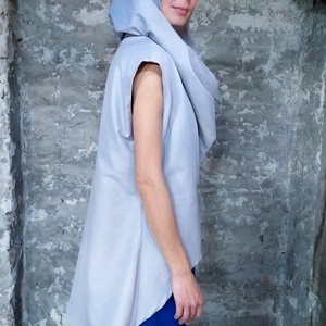 Fantasy blouse - ejtett elejű, kapucnis felső - ruha & divat - női ruha - póló, felső - Meska.hu