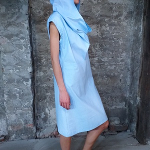 Altered dress - ejtett elejű ruha kapucnival - ruha & divat - női ruha - ruha - Meska.hu