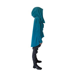 Fantasy blouse - ejtett elejű, aszimmetrikus aljú, hosszú ujjú, kapucnis felső - ruha & divat - női ruha - póló, felső - Meska.hu