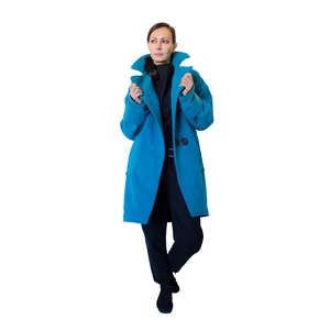 Amélie kabát - nagy kihajtós gallérú átmeneti kabát - ruha & divat - női ruha - kabát - Meska.hu