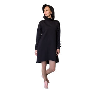 Simple dress - rövid sportos mini szabadidő-ruha, Ruha & Divat, Női ruha, Pulóver & Kardigán, Varrás, Meska