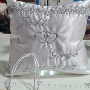 Gyűrűpárna  - esküvő - kiegészítők - gyűrűtartó & gyűrűpárna - Meska.hu