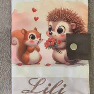 Egészségügyi kiskönyv borító , Baba - mama, Babaemlékek, Egészségügyi kiskönyv borító, Hímzés, Varrás, MESKA