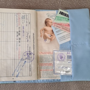 Egészségügyi kiskönyv borító  - baba - mama - babaemlékek - egészségügyi kiskönyv borító - Meska.hu