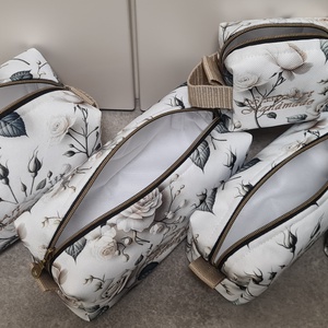 Neszeszer szett rózsás - táska & tok - neszesszer - Meska.hu