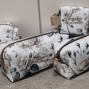 Neszeszer szett rózsás, Táska & Tok, Neszesszer, Varrás, MESKA