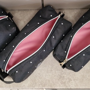 Neszeszer szett pöttyös minta - táska & tok - neszesszer - Meska.hu