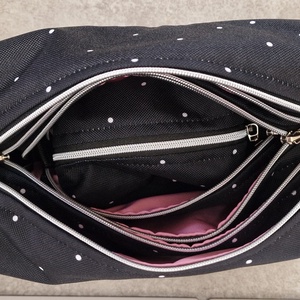 Neszeszer szett pöttyös minta - táska & tok - neszesszer - Meska.hu