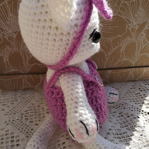 Horgolt cica - játék & sport - plüssállat & játékfigura - cica - Meska.hu