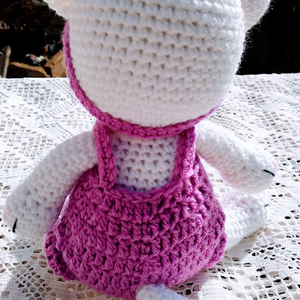 Horgolt cica - játék & sport - plüssállat & játékfigura - cica - Meska.hu