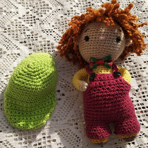 Horgolt baba - játék & sport - plüssállat & játékfigura - ember - Meska.hu