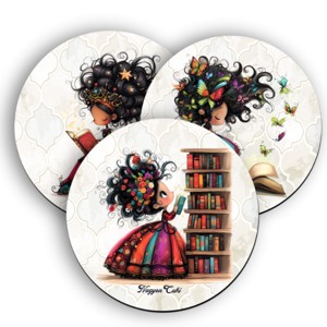 3 db cuki Könyv hercegnő kör alakú alátét szett (#81), , , MESKA