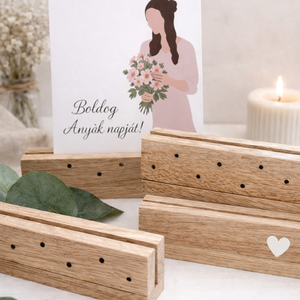 Szívből Jövő Üzenet � Fa Fotó- és Képeslaptartó - otthon & életmód - dekoráció - kép & falikép - képkeret - Meska.hu