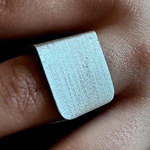 Minimál gyűrű alumíniumból , Ékszer, Gyűrű, Kerek gyűrű, Ékszerkészítés, MESKA
