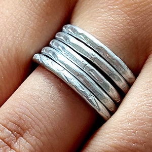 Minimál gyűrű alumíniumból  - Meska.hu