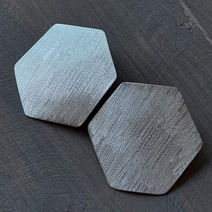 Geometrikus fülbevaló alumíniumból - ékszer - fülbevaló - pötty fülbevaló - Meska.hu