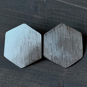 Geometrikus fülbevaló alumíniumból - ékszer - fülbevaló - pötty fülbevaló - Meska.hu