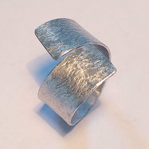 Minimál gyűrű alumíniumból  - ékszer - gyűrű - fonódó gyűrű - Meska.hu