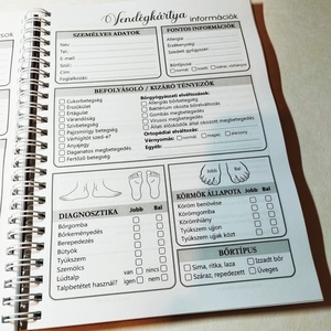ÚJ! Pedikűr és Manikűr - Kéz és Lábápoló - Vendégkarton , Otthon & Életmód, Papír, írószer, Jegyzetfüzet & Napló, Fotó, grafika, rajz, illusztráció, Könyvkötés, MESKA