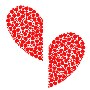 Valentin-napi páros póló - ruha & divat - páros szett - női-férfi páros szett - Meska.hu