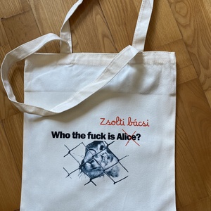 Zsolti bácsi szatyor, Táska & Tok, Bevásárlás & Shopper táska, Shopper, textiltáska, szatyor, Fotó, grafika, rajz, illusztráció, MESKA